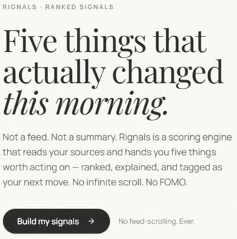Rignals - Ranked Signals
